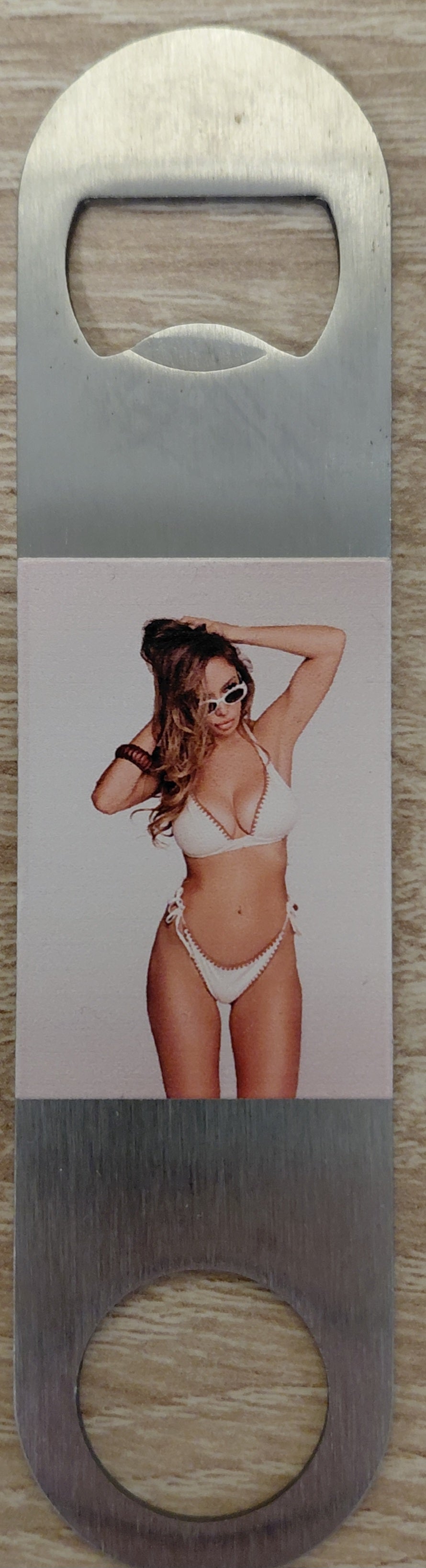 Otvarač za boce Lille white bikini dvostrani