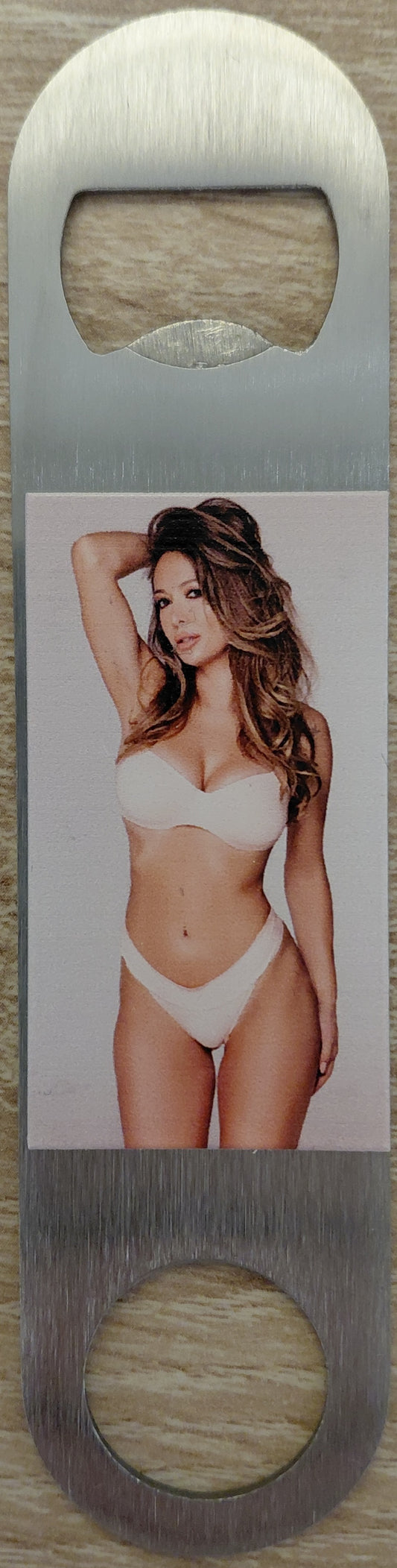 Otvarač za boce Lille white bikini dvostrani